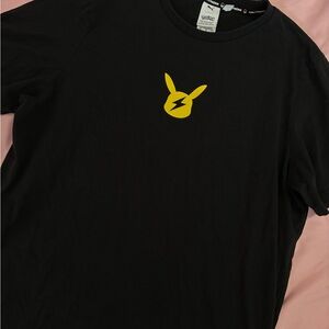 Puma x Pokémon Collab Pikachu Black Men’s T-Shirt Size Large